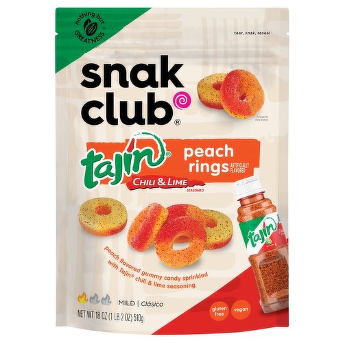 Snack Club Tajin Peach Rings